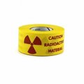 Shamrock Scientific Caution Radioactive Material Tape, 3x1, 500"/roll 140046